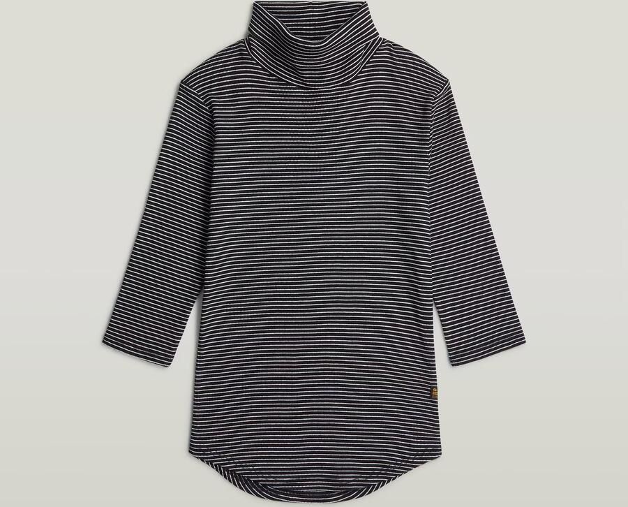 G-Star RAW Mock Striped Slim T-Shirt Meerkleurig Dames - Foto 4