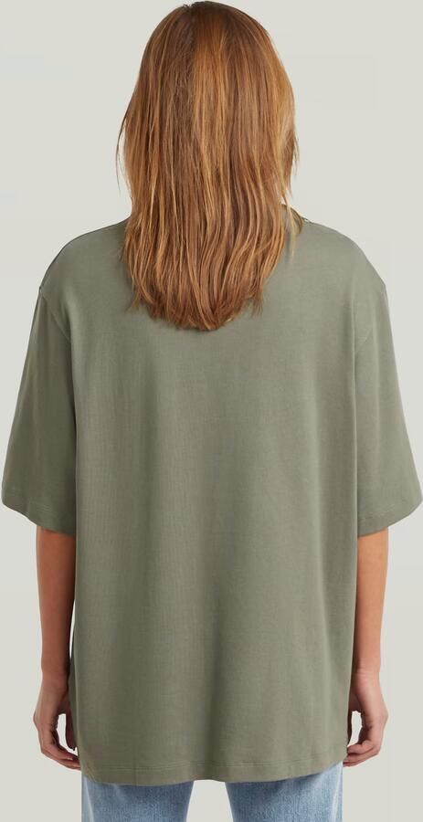 G-Star RAW Modern Basic Loose T-Shirt Groen Dames - Foto 6