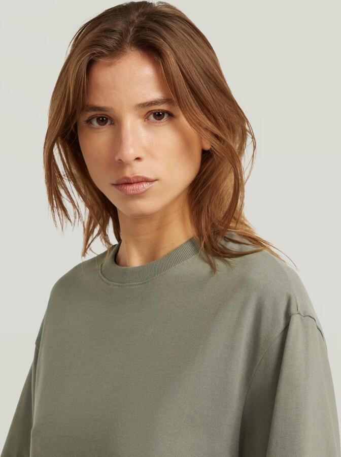 G-Star RAW Modern Basic Loose T-Shirt Groen Dames - Foto 3