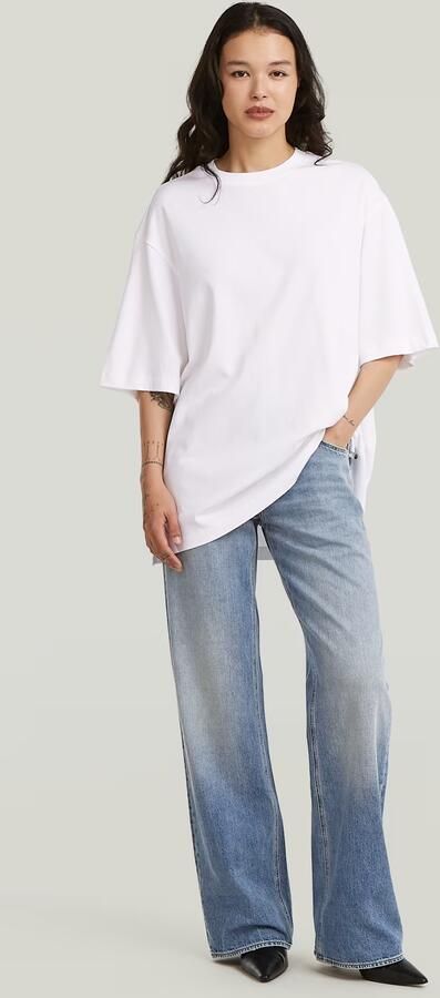 G-Star RAW Modern Basic Loose T-Shirt Wit Dames - Foto 6