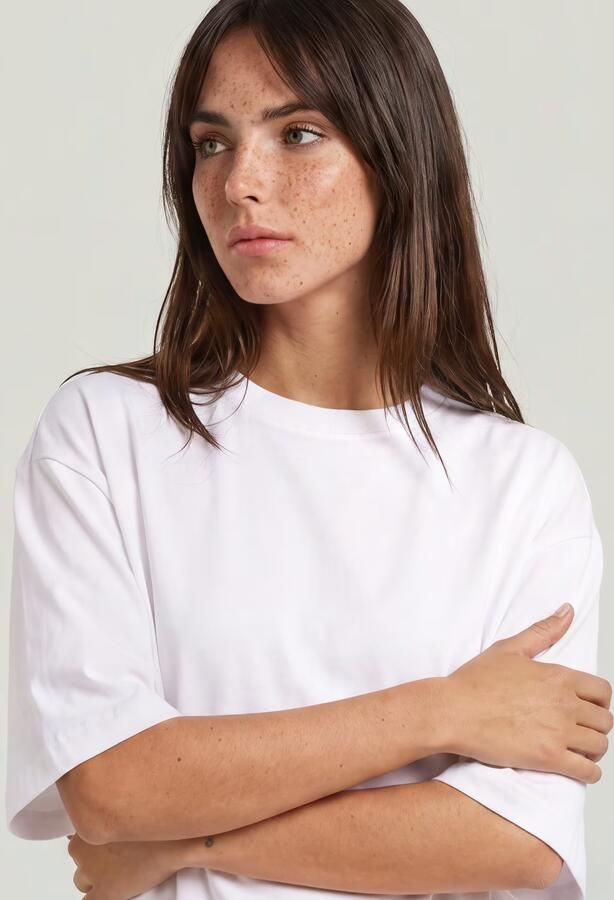 G-Star RAW Modern Basic Loose T-Shirt Wit Dames - Foto 4