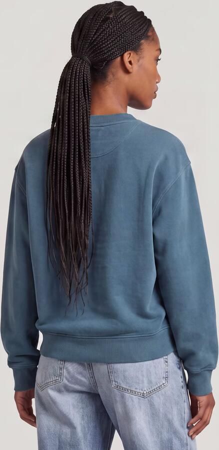 G-Star RAW Modern Basic Relaxed Sweater Midden blauw Dames - Foto 5