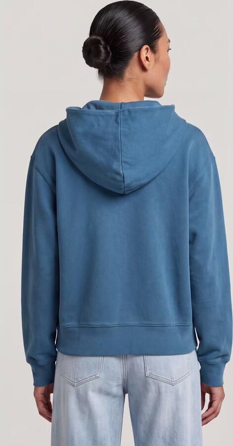 G-Star RAW Modern Basic Relaxed Zip Thru Hoodie Midden blauw Dames - Foto 5