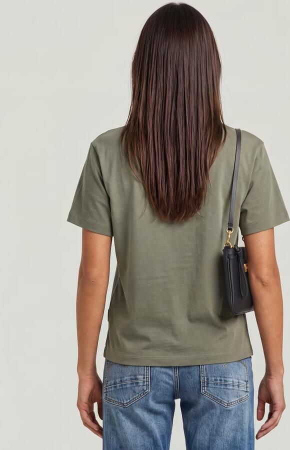 G-Star RAW Modern Basic T-Shirt Groen Dames - Foto 5