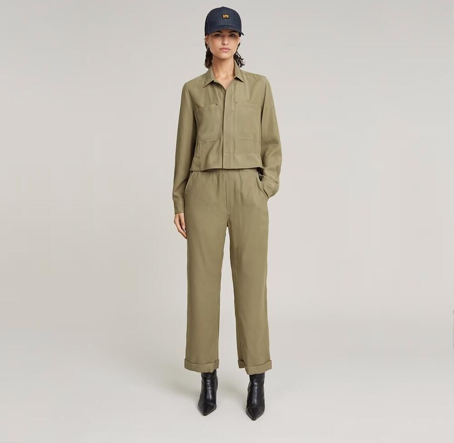 G-Star RAW Modular Army Jumpsuit Groen Dames