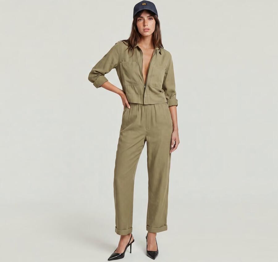 G-Star RAW Modular Army Jumpsuit Groen Dames - Foto 6