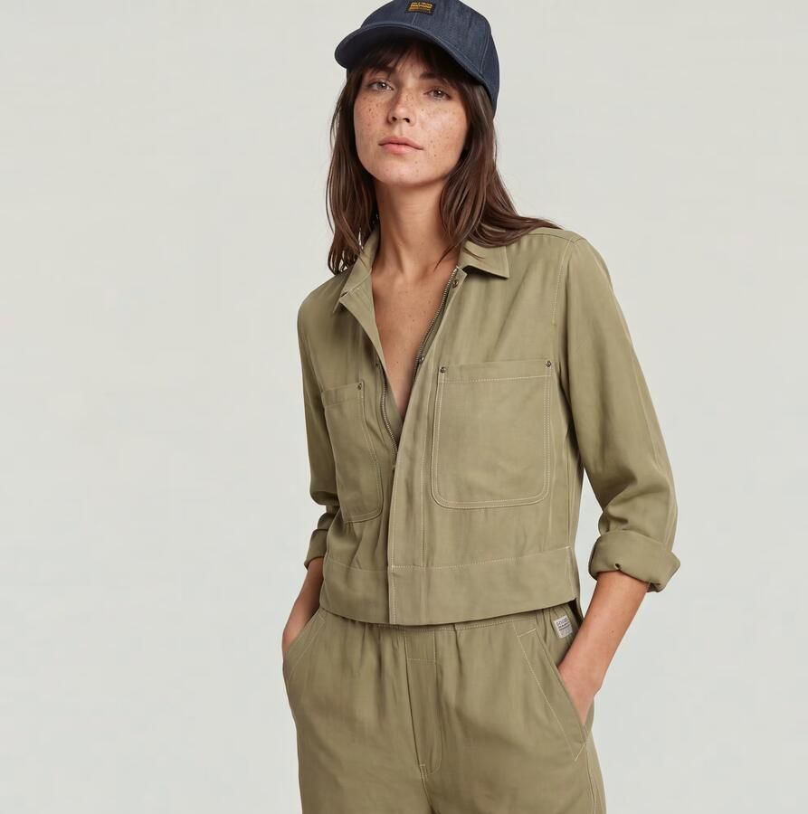 G-Star RAW Modular Army Jumpsuit Groen Dames - Foto 4