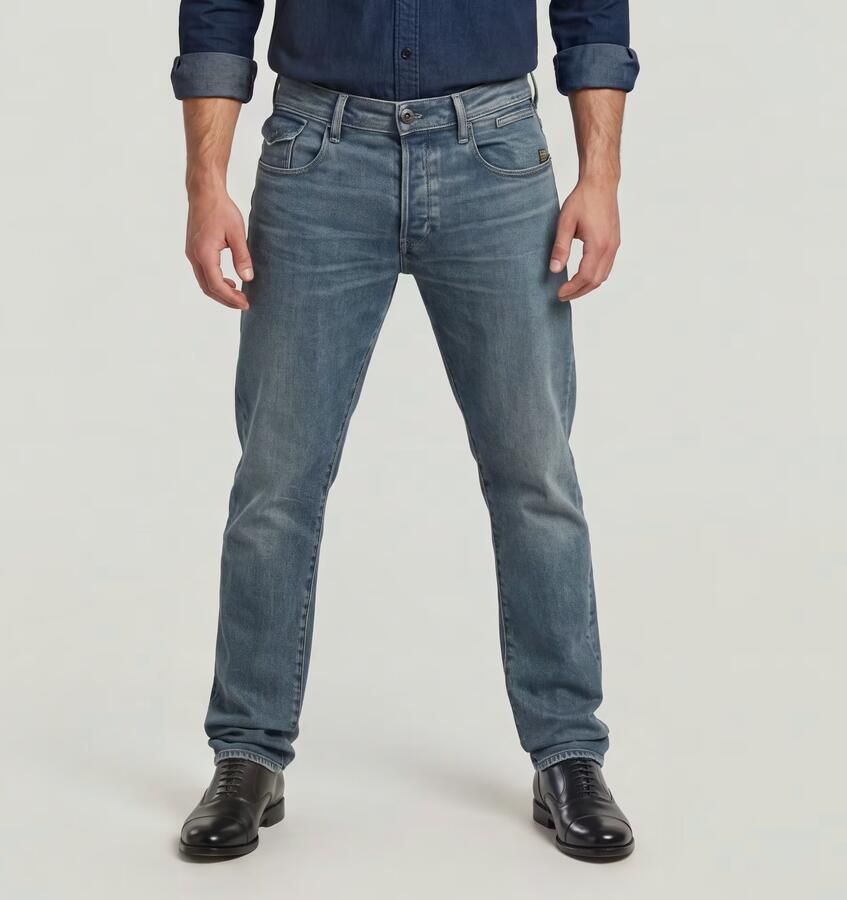 G-Star RAW Morry FWD Regular Tapered Jeans Donkerblauw Heren - Foto 7
