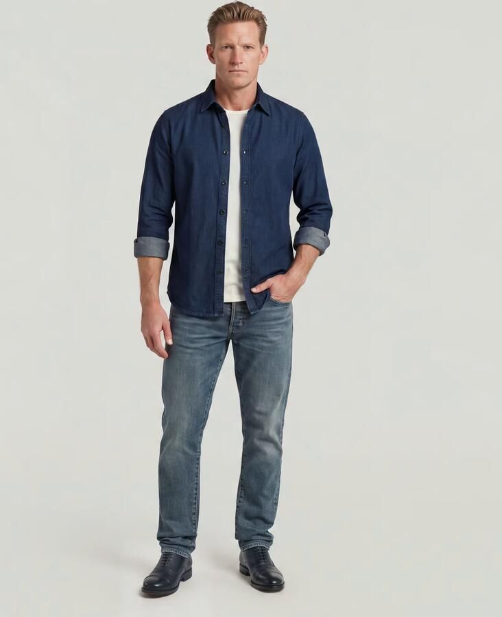 G-Star RAW Morry FWD Regular Tapered Jeans Donkerblauw Heren - Foto 10