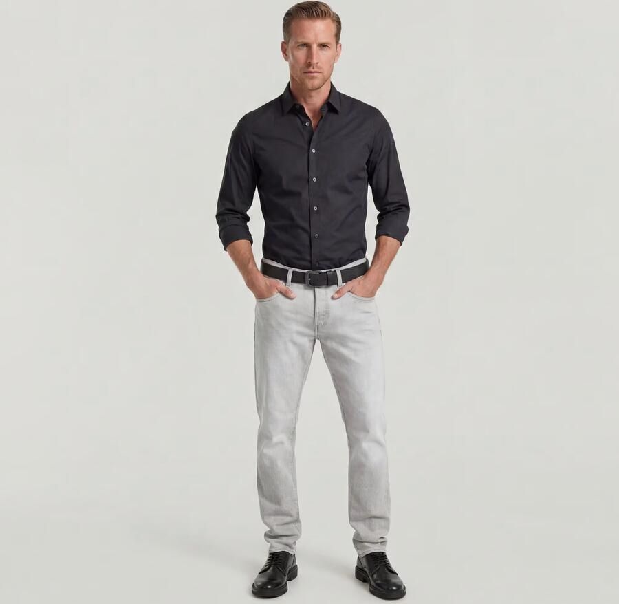 G-Star RAW Morry FWD Regular Tapered Jeans Grijs Heren - Foto 4