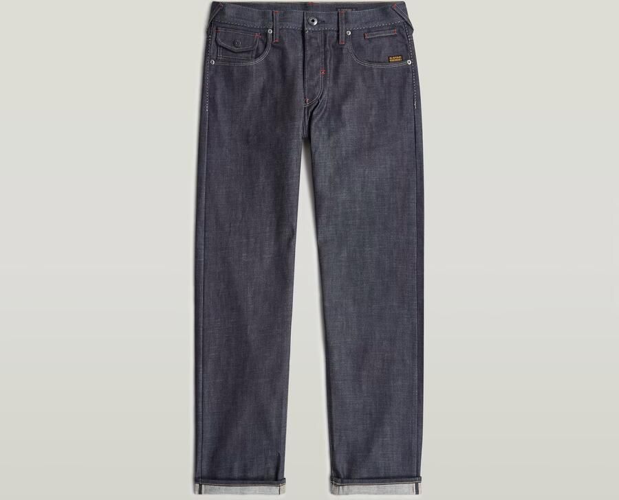 G-Star RAW Morry FWD Regular Tapered Selvedge Jeans Donkerblauw Heren - Foto 6