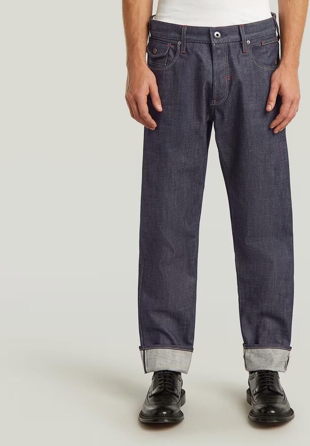 G-Star RAW Morry FWD Regular Tapered Selvedge Jeans Donkerblauw Heren - Foto 3
