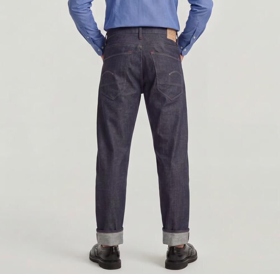 G-Star RAW Morry FWD Regular Tapered Selvedge Jeans Donkerblauw Heren - Foto 5