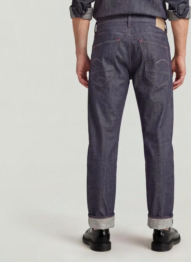 G-Star RAW Morry FWD Regular Tapered Selvedge Jeans Donkerblauw Heren - Foto 7