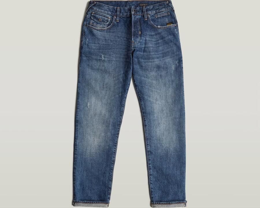 G-Star RAW Morry FWD Regular Tapered Selvedge Jeans Midden blauw Heren - Foto 2