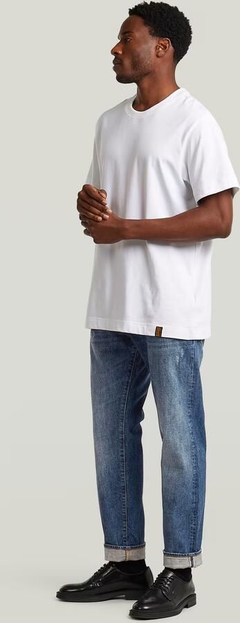 G-Star RAW Morry FWD Regular Tapered Selvedge Jeans Midden blauw Heren - Foto 4