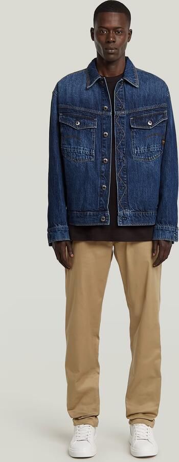 G-Star Raw Tapered fit chino met ceintuurlussen model 'Morry' - Foto 6