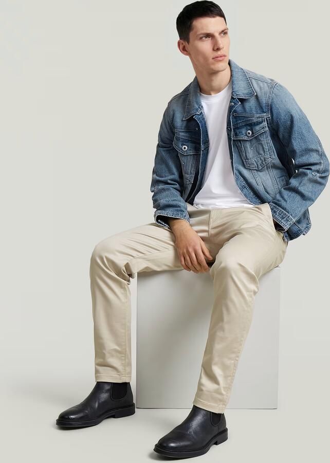 G-Star RAW Morry Tapered Chino Beige Heren - Foto 7