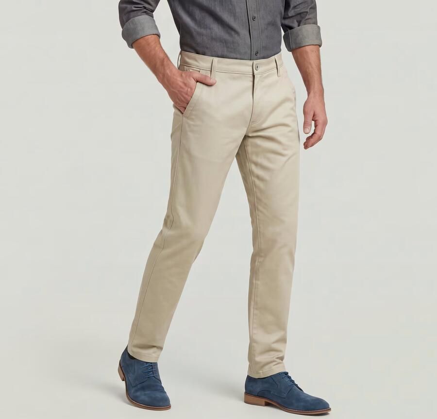 G-Star RAW Morry Tapered Chino Beige Heren - Foto 4
