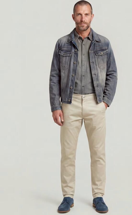 G-Star RAW Morry Tapered Chino Beige Heren - Foto 6