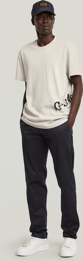 G-Star Raw Tapered fit chino met ceintuurlussen model 'Morry' - Foto 9