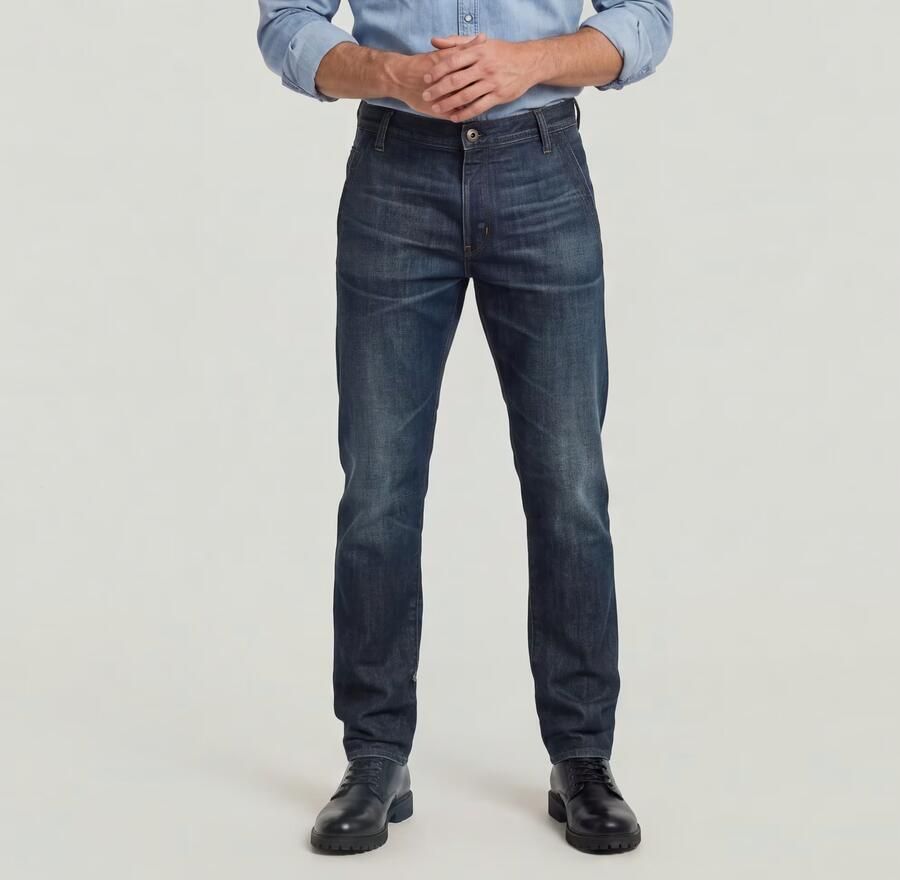 G-Star RAW Morry Tapered Chino Donkerblauw Heren - Foto 4