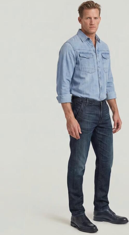 G-Star RAW Morry Tapered Chino Donkerblauw Heren - Foto 6