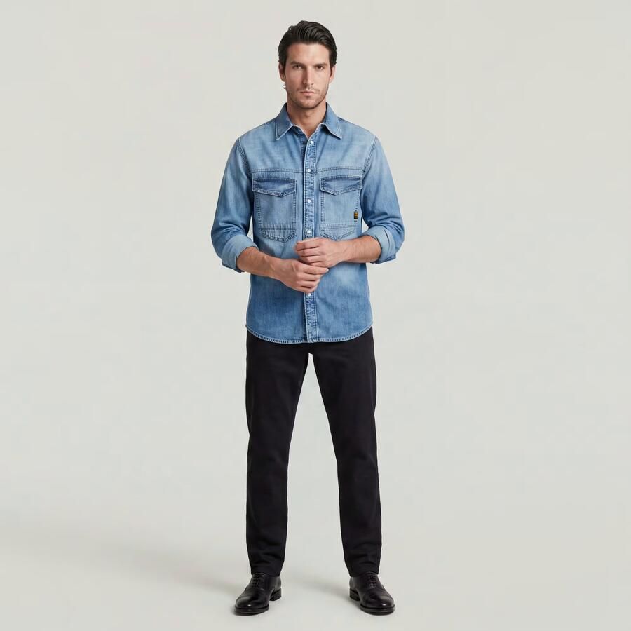 G-Star RAW Morry Tapered Chino Donkerblauw Heren - Foto 3