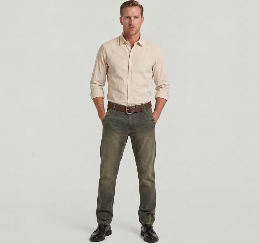 G-Star RAW Morry Tapered Chino Grijs Heren - Foto 5