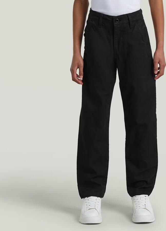 G-Star RAW Morry Tapered Chino voor jongens Zwart jongens