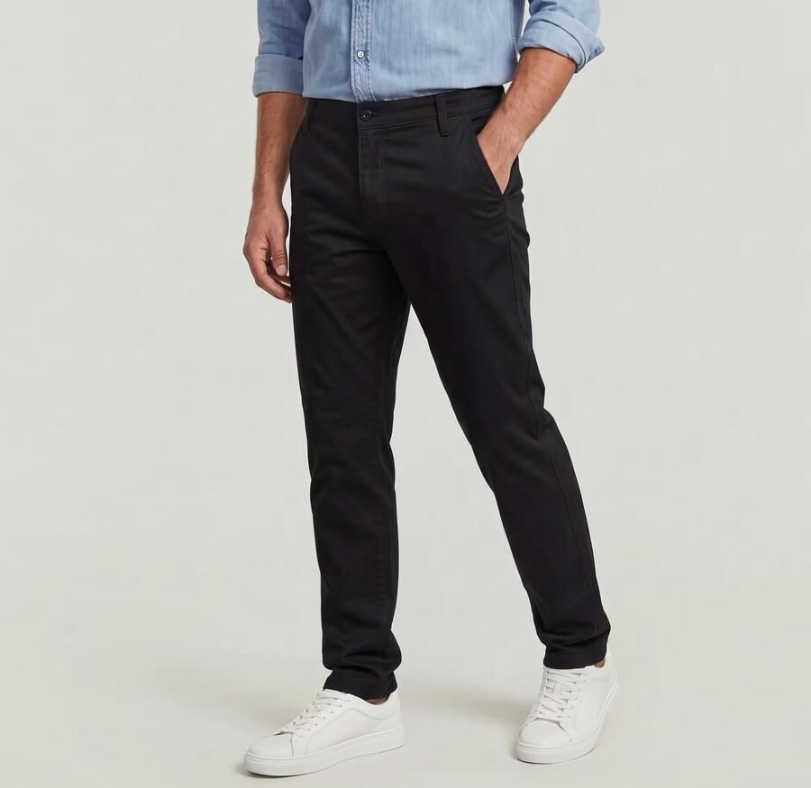 G-Star Raw Tapered fit chino met ceintuurlussen model 'Morry' - Foto 6