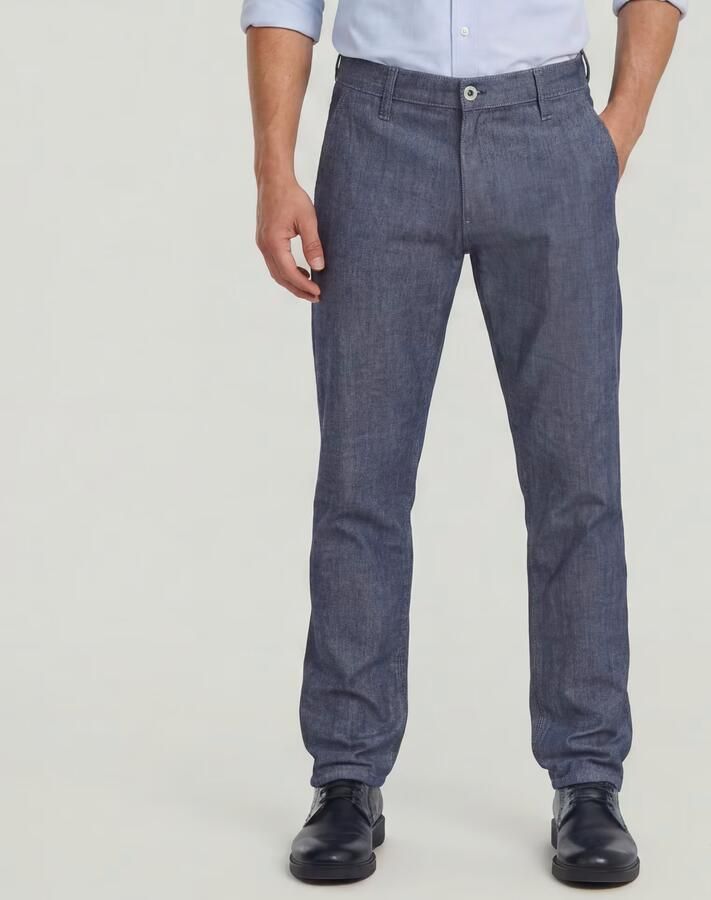 G-Star RAW Morry Tapered Denim Chino Donkerblauw Heren - Foto 6