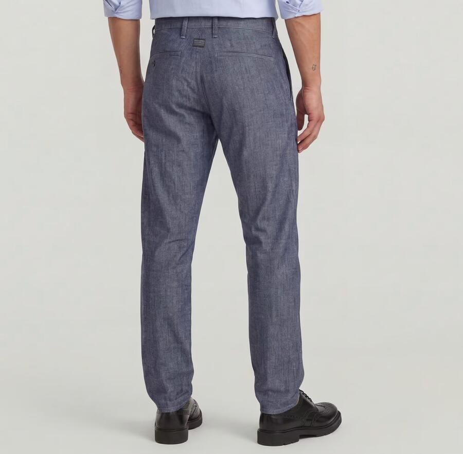 G-Star RAW Morry Tapered Denim Chino Donkerblauw Heren - Foto 4