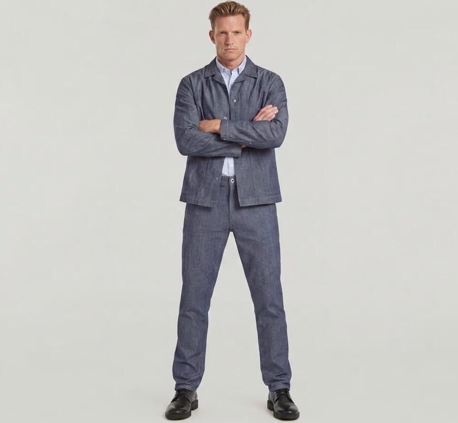 G-Star RAW Morry Tapered Denim Chino Donkerblauw Heren - Foto 5
