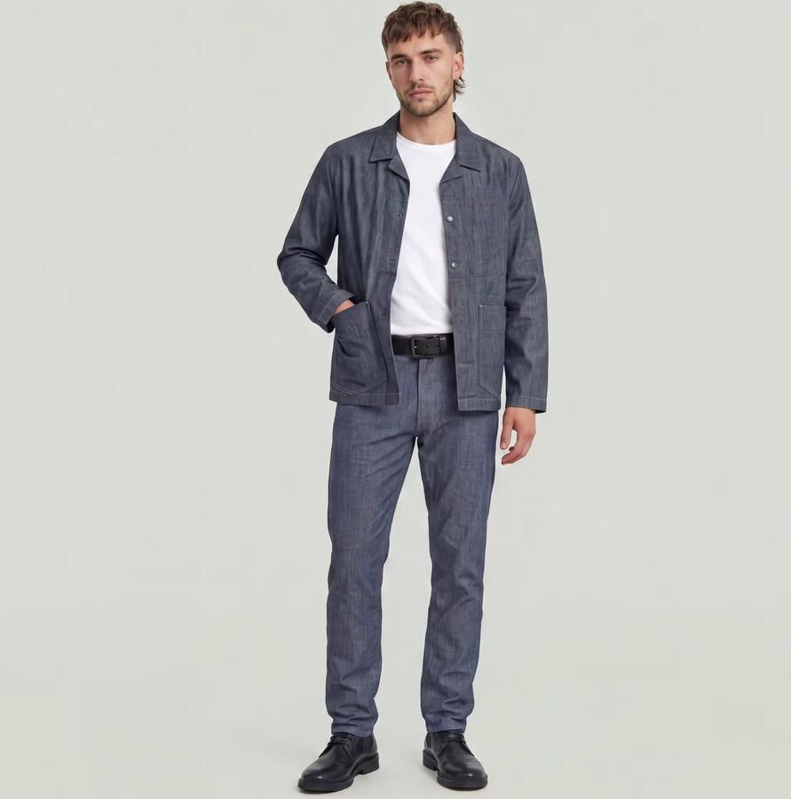G-Star RAW Morry Tapered Denim Chino Donkerblauw Heren - Foto 3