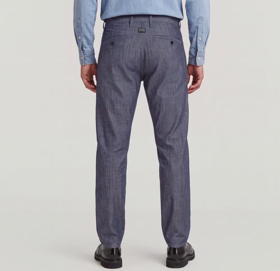 G-Star RAW Morry Tapered Denim Chino Donkerblauw Heren - Foto 5