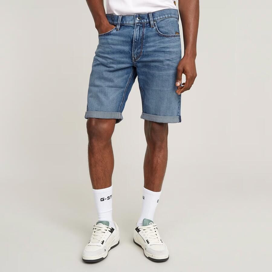 G-Star RAW Mosa Denim Short Midden blauw Heren