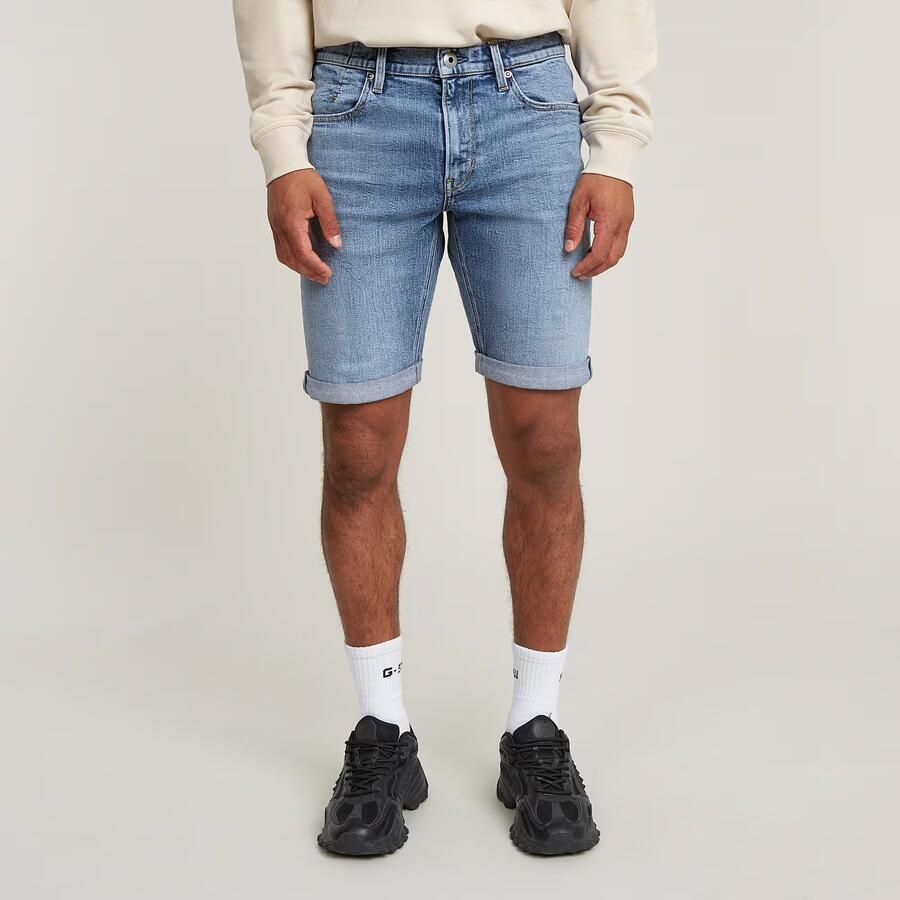 G-Star RAW Mosa Denim Short Midden blauw Heren