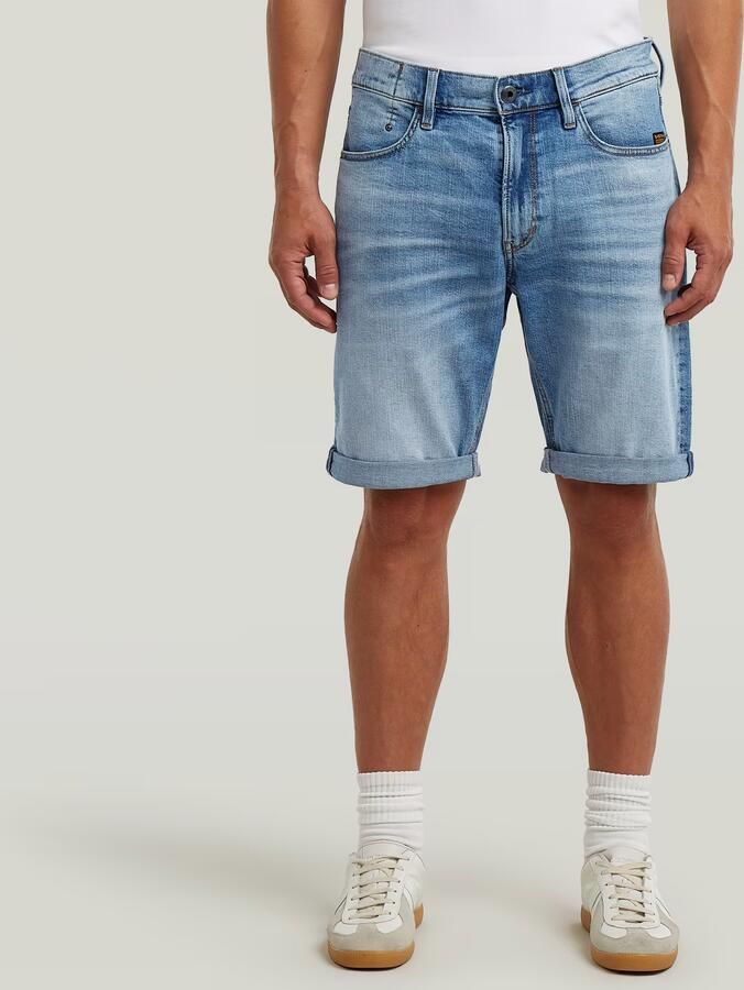 G-Star Raw Korte regular fit jeans met steekzakken model 'Mosa' - Foto 8