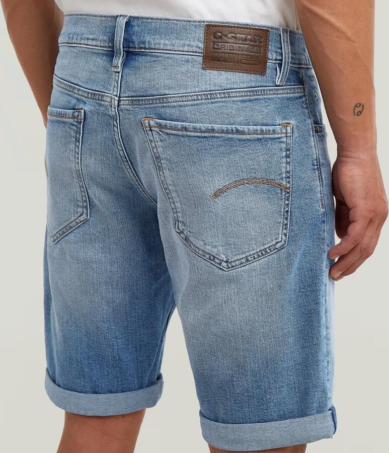 G-Star Raw Korte regular fit jeans met steekzakken model 'Mosa' - Foto 10