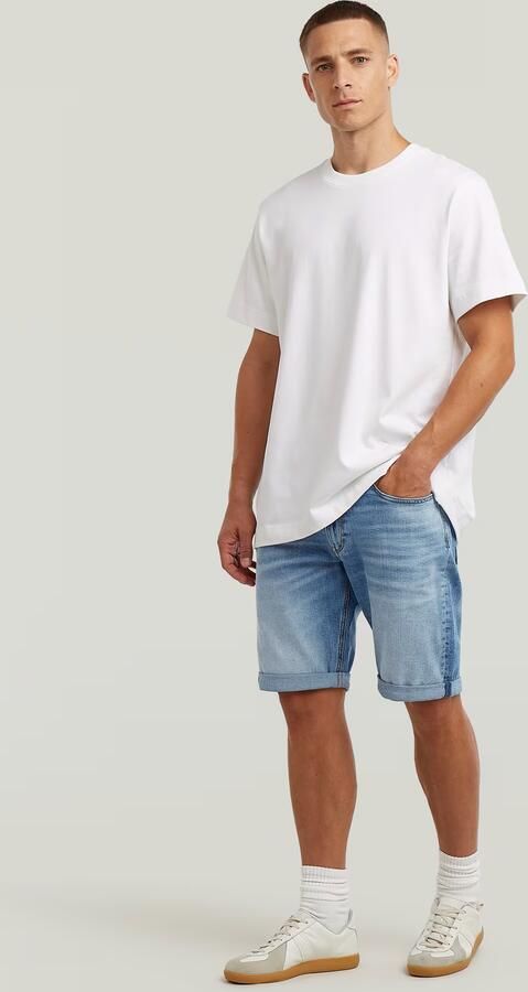 G-Star Raw Korte regular fit jeans met steekzakken model 'Mosa' - Foto 16
