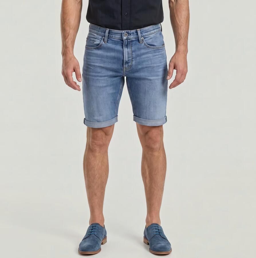 G-Star Raw Korte Broek D24430-D930 MOSA SHORT-H078 FADED SEA POINT BLUE - Foto 13