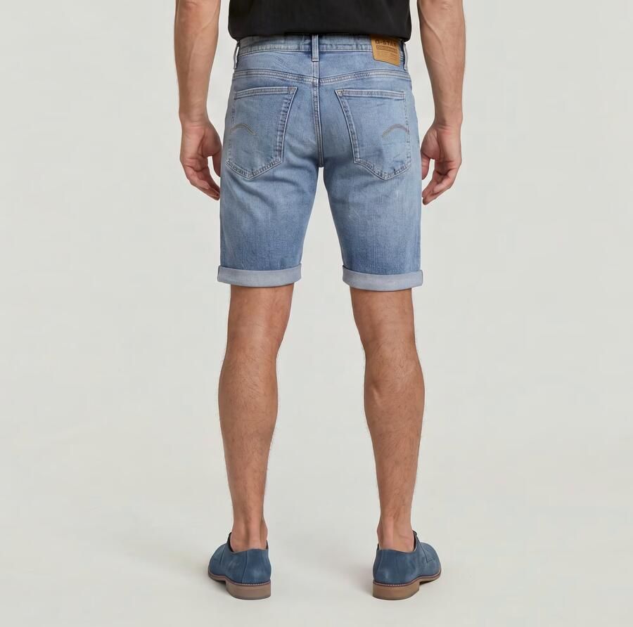 G-Star Raw Korte Broek D24430-D930 MOSA SHORT-H078 FADED SEA POINT BLUE - Foto 14