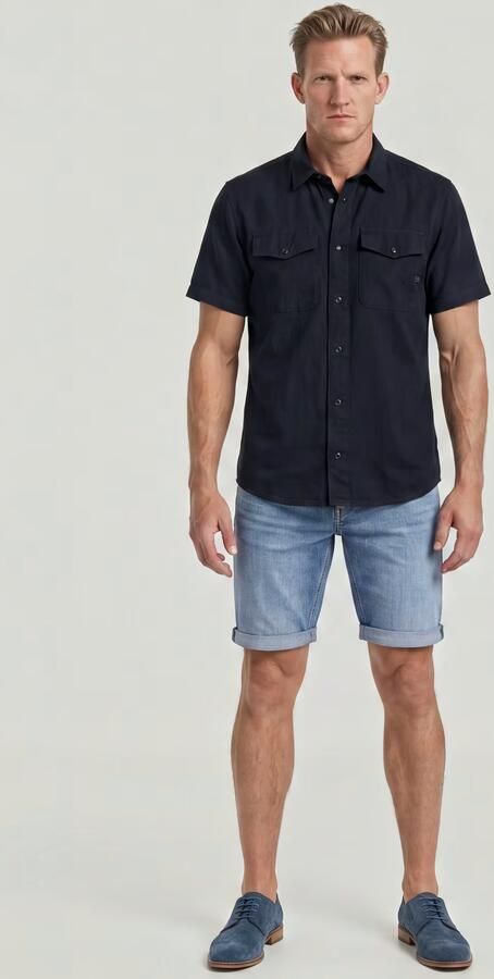 G-Star Raw Korte Broek D24430-D930 MOSA SHORT-H078 FADED SEA POINT BLUE - Foto 15
