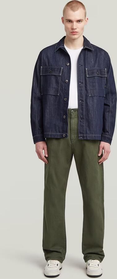 G-Star Raw Overhemd Lange Mouw D26462 D577 MOSA OVERSHIRT-D926 STAY RAW DENIM - Foto 5