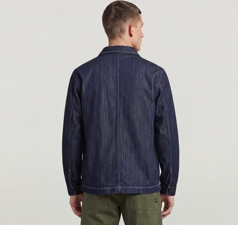 G-Star Raw Overhemd Lange Mouw D26462 D577 MOSA OVERSHIRT-D926 STAY RAW DENIM - Foto 3