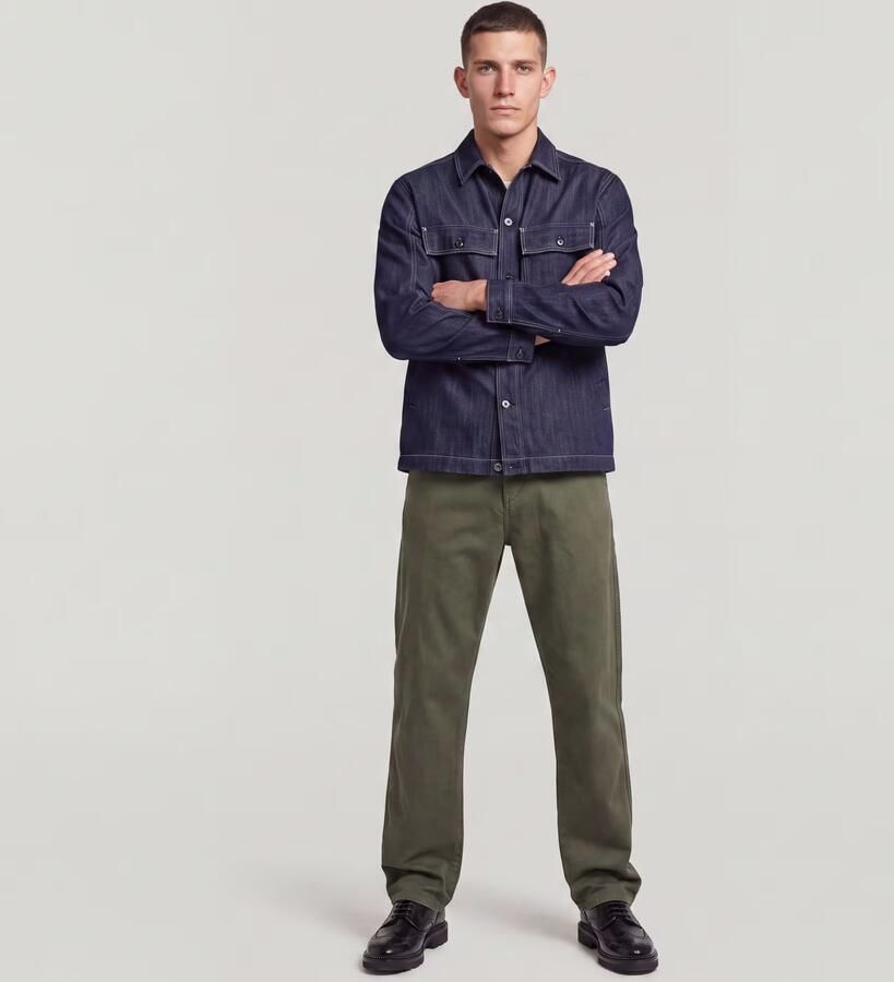 G-Star Raw Overhemd Lange Mouw D26462 D577 MOSA OVERSHIRT-D926 STAY RAW DENIM - Foto 5