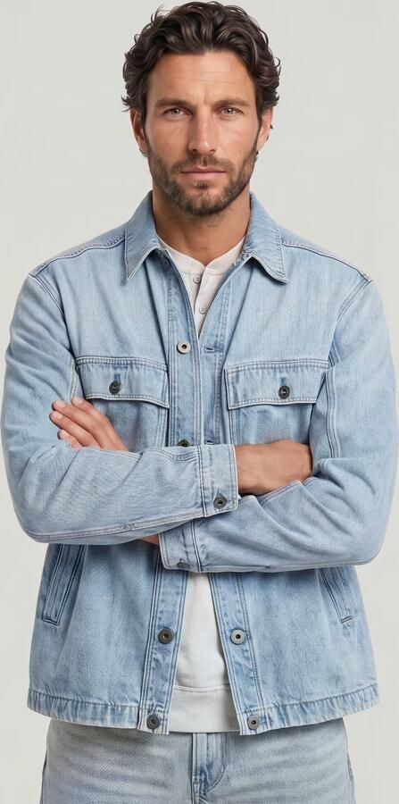 G-Star RAW Mosa Overshirt Anders Heren - Foto 6