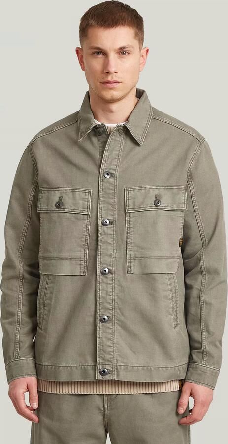 G-Star RAW Mosa Overshirt Bruin Heren