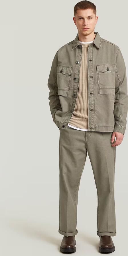 G-Star RAW Mosa Overshirt Bruin Heren - Foto 6